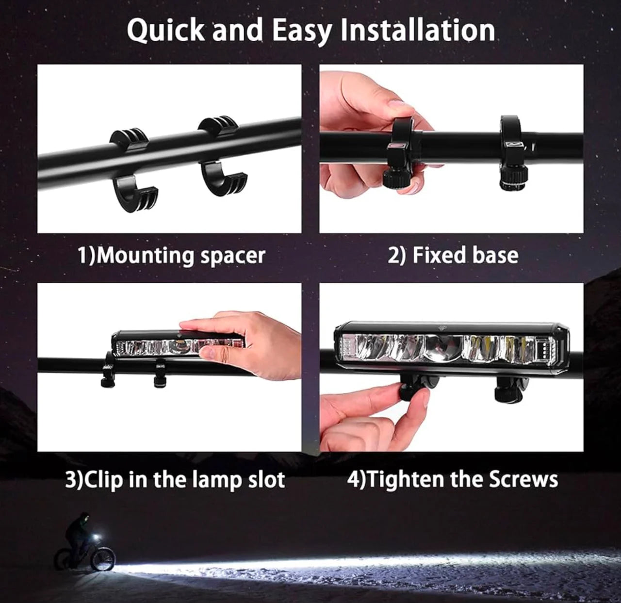ESLNF Re-chargeable Large Bar Headlight