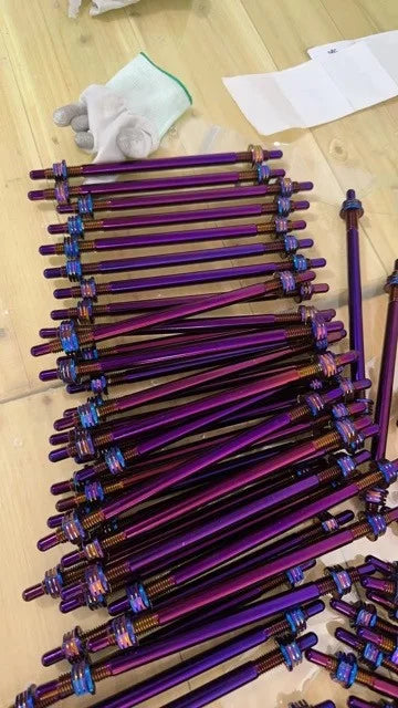 Plated Hardware (Axles, downstems, bolt kits)