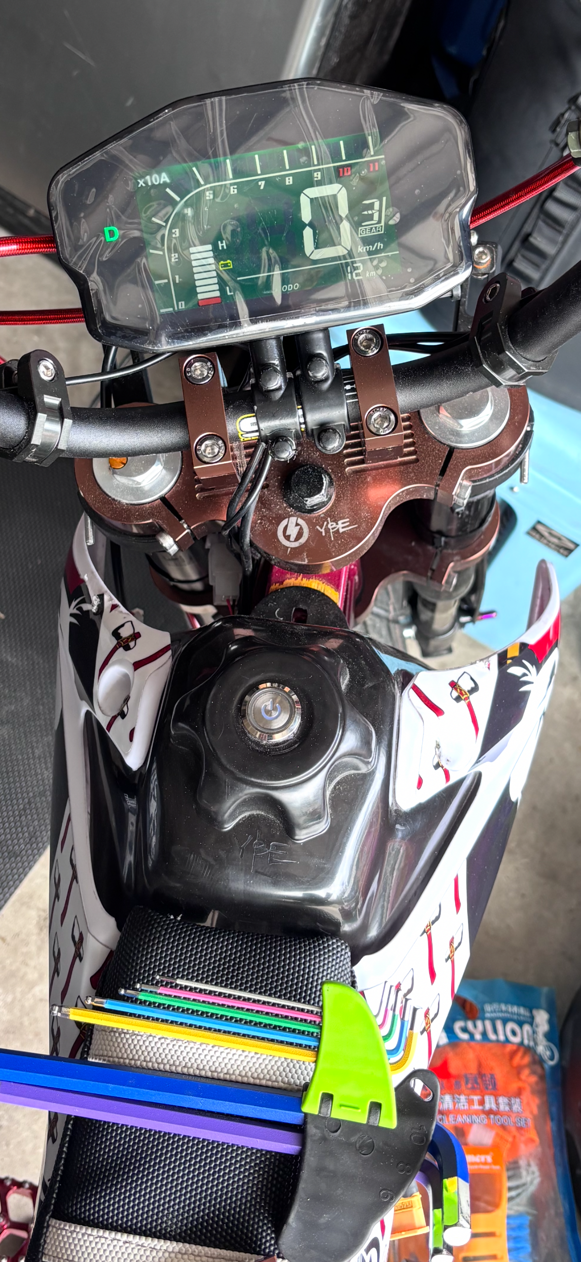 Dual Handlebar Bar Clamp Set