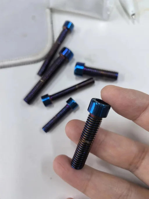 Plated Hardware (Axles, downstems, bolt kits)