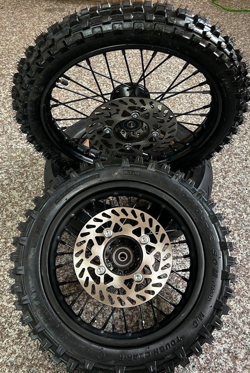 Standard Dirt 14/12 Pit Bike Wheel Set (ALL 5-7 Day Shipping!!)