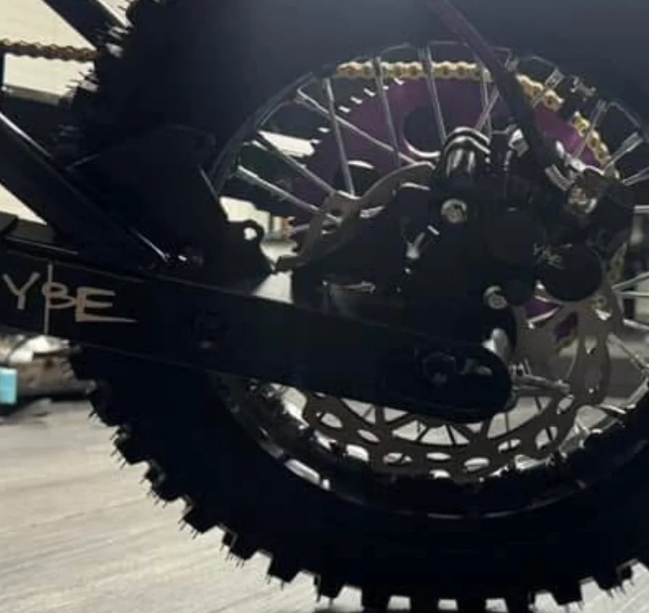 Rear Pit Bike Brake with 180mm rotor + CNC Handle