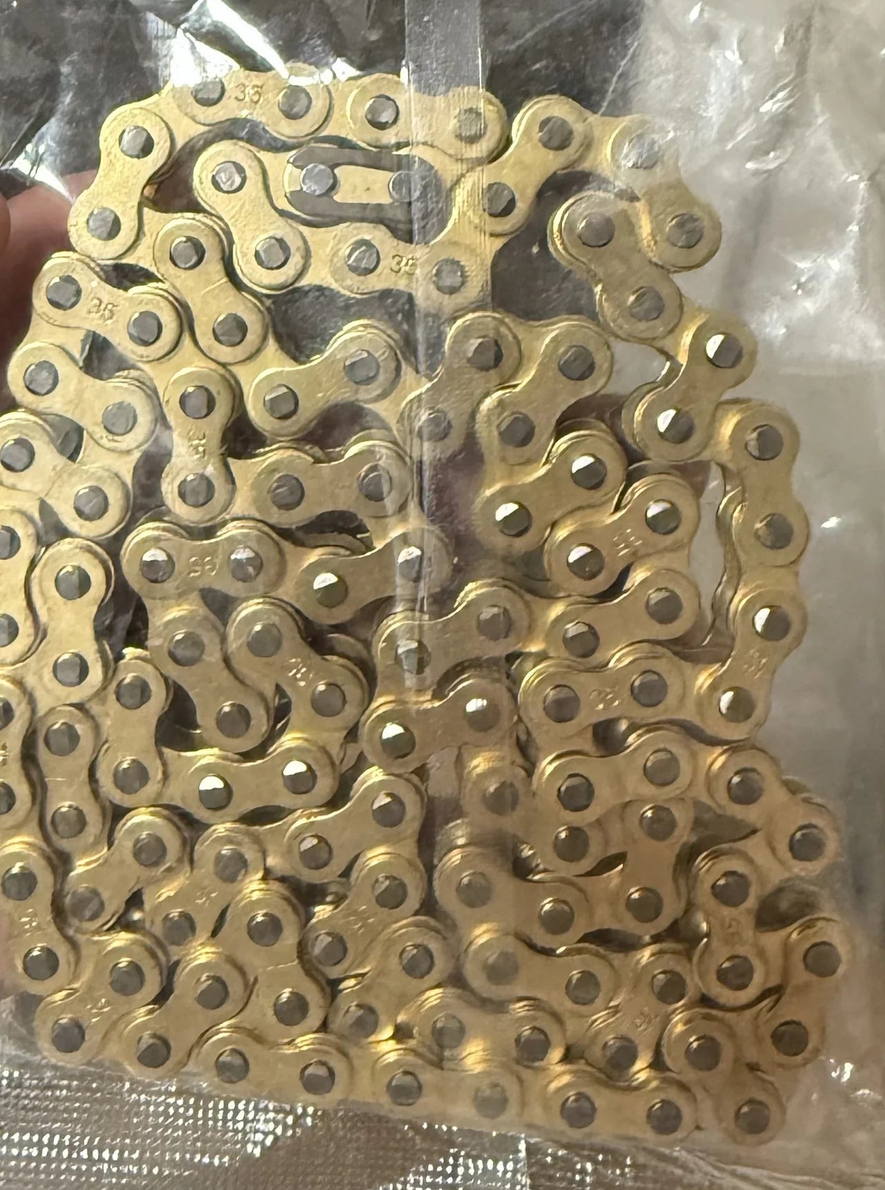 Gold Prestretched #35 Chain with Masterlink