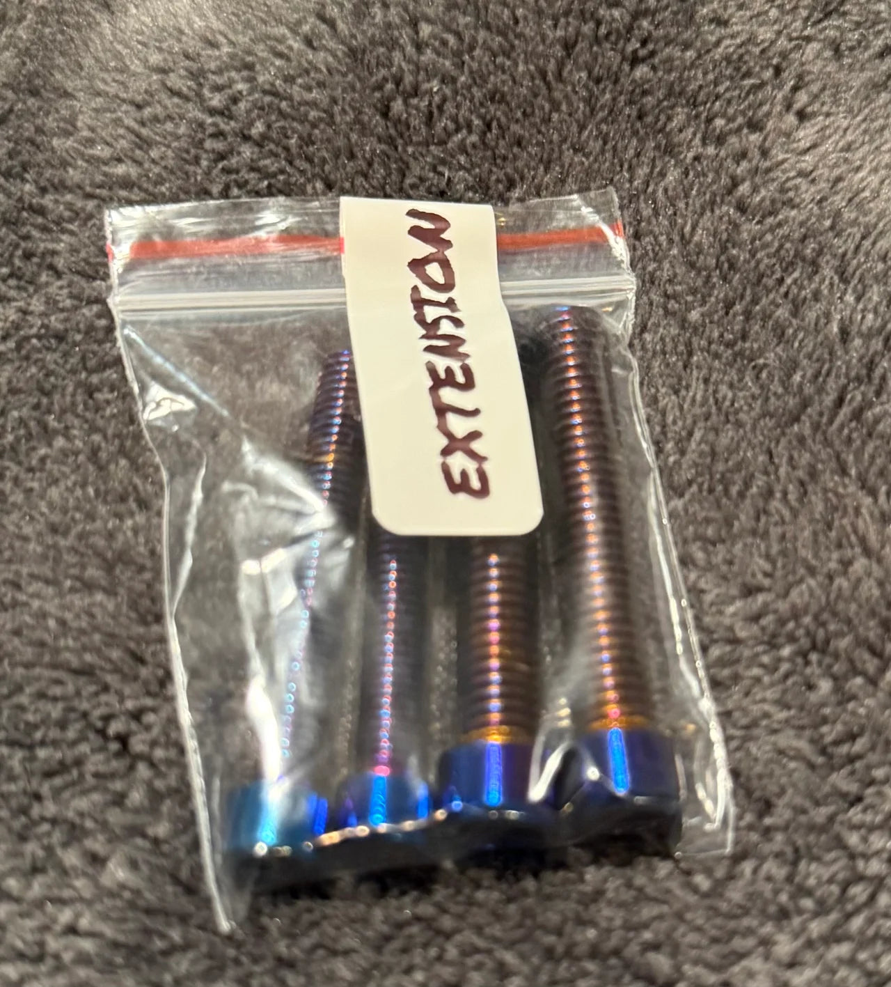 Plated Hardware (Axles, downstems, bolt kits)