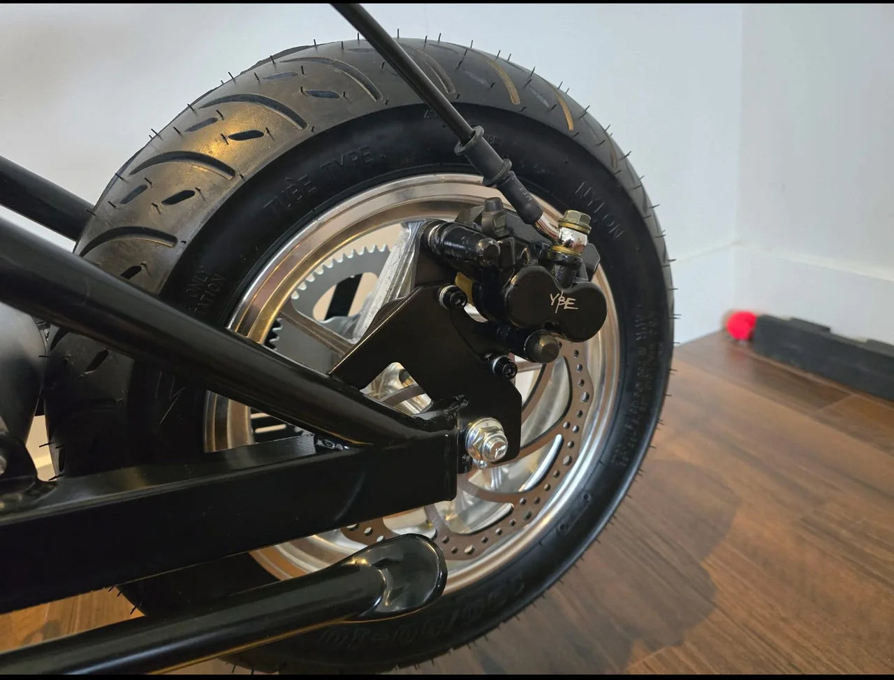 Rear Pit Bike Brake with 180mm rotor + CNC Handle