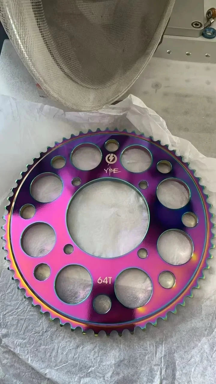 JetFuel Plated CNC Sprockets