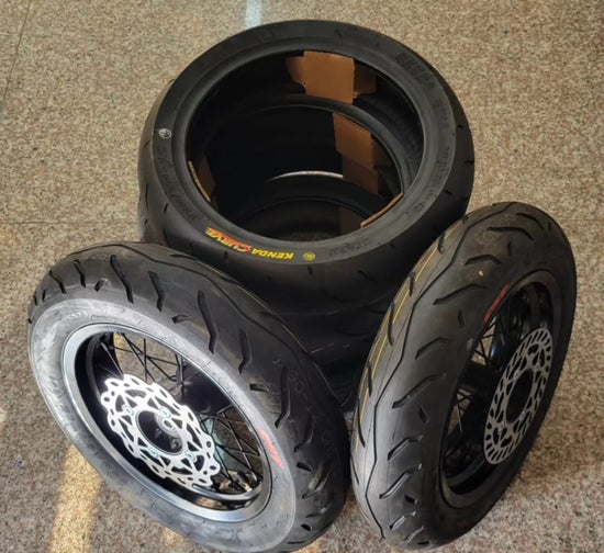 12" Blacked Out Wheel Set