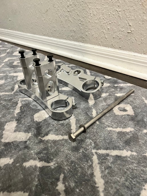 45/48 Silver Triple Trees/Razor Wheel 35 Chain Kit