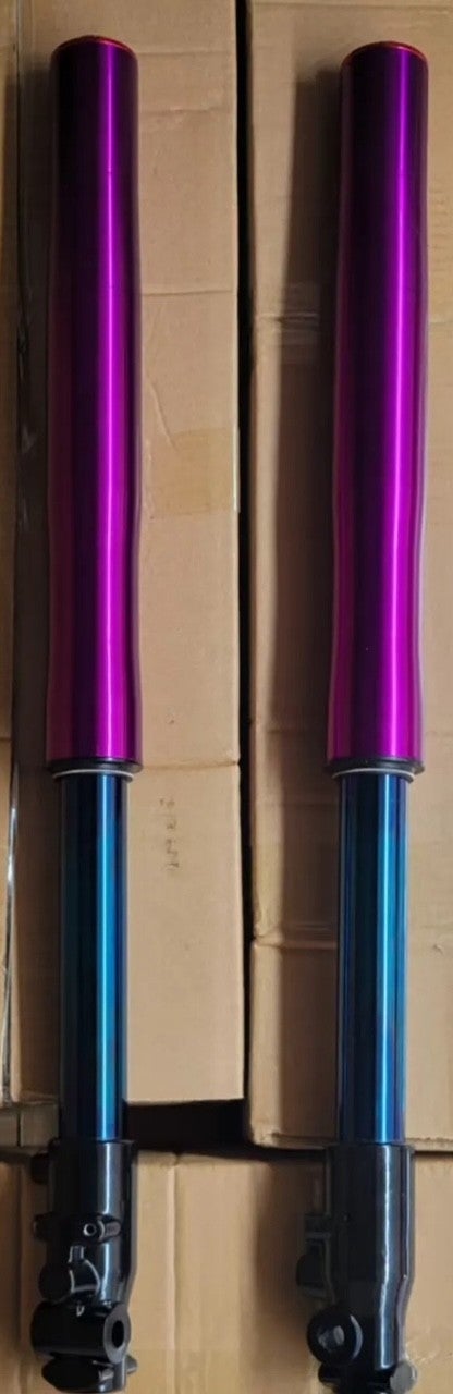 Razor Fork Kit 45/48 Fork Tubes 630mm (Blue electroplate)