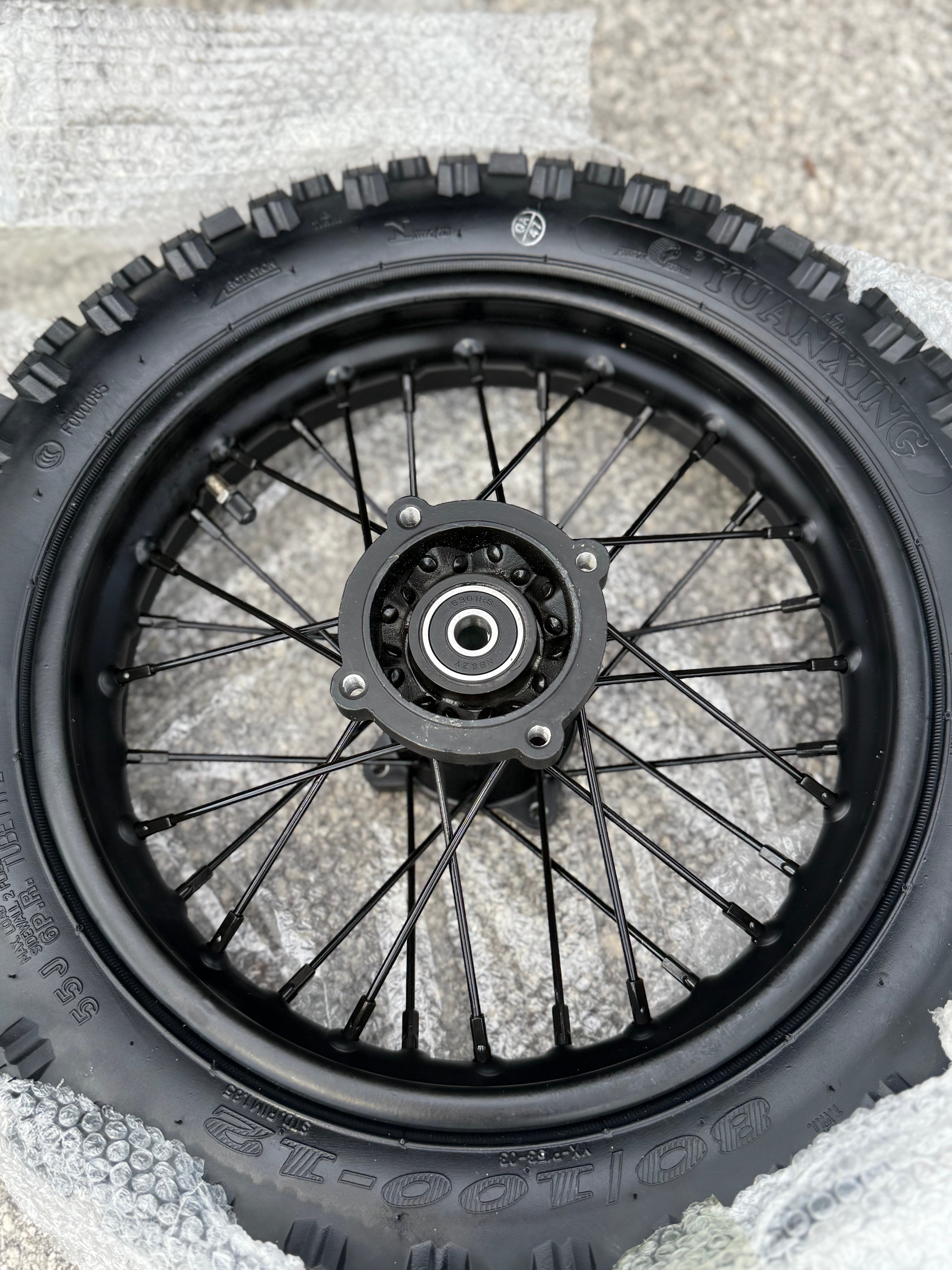 Standard Dirt 14/12 Pit Bike Wheel Set (ALL 5-7 Day Shipping!!)