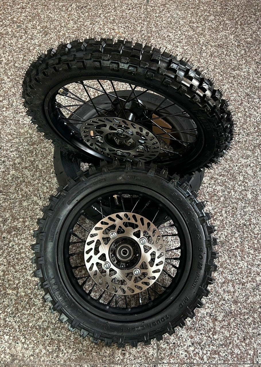 Standard Dirt 14/12 Pit Bike Wheel Set (ALL 5-7 Day Shipping!!)